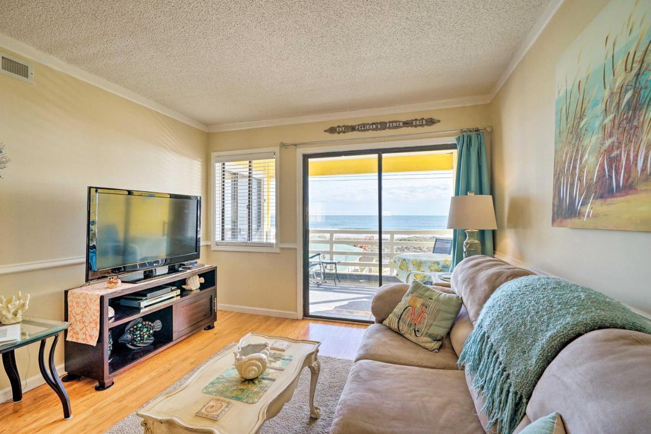 カロライナビーチBreezy Beach Retreat With 180-Degree Ocean Views!アパートメント エクステリア 写真