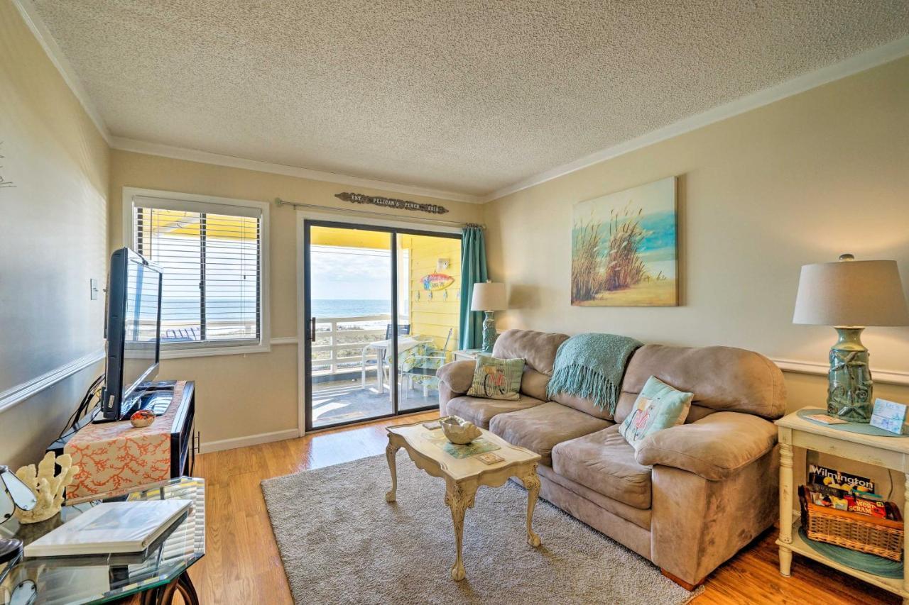 カロライナビーチBreezy Beach Retreat With 180-Degree Ocean Views!アパートメント エクステリア 写真